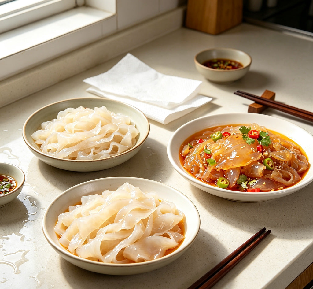 Delicious and Versatile Jellyfish Noodles: A Unique Seafood Delight
